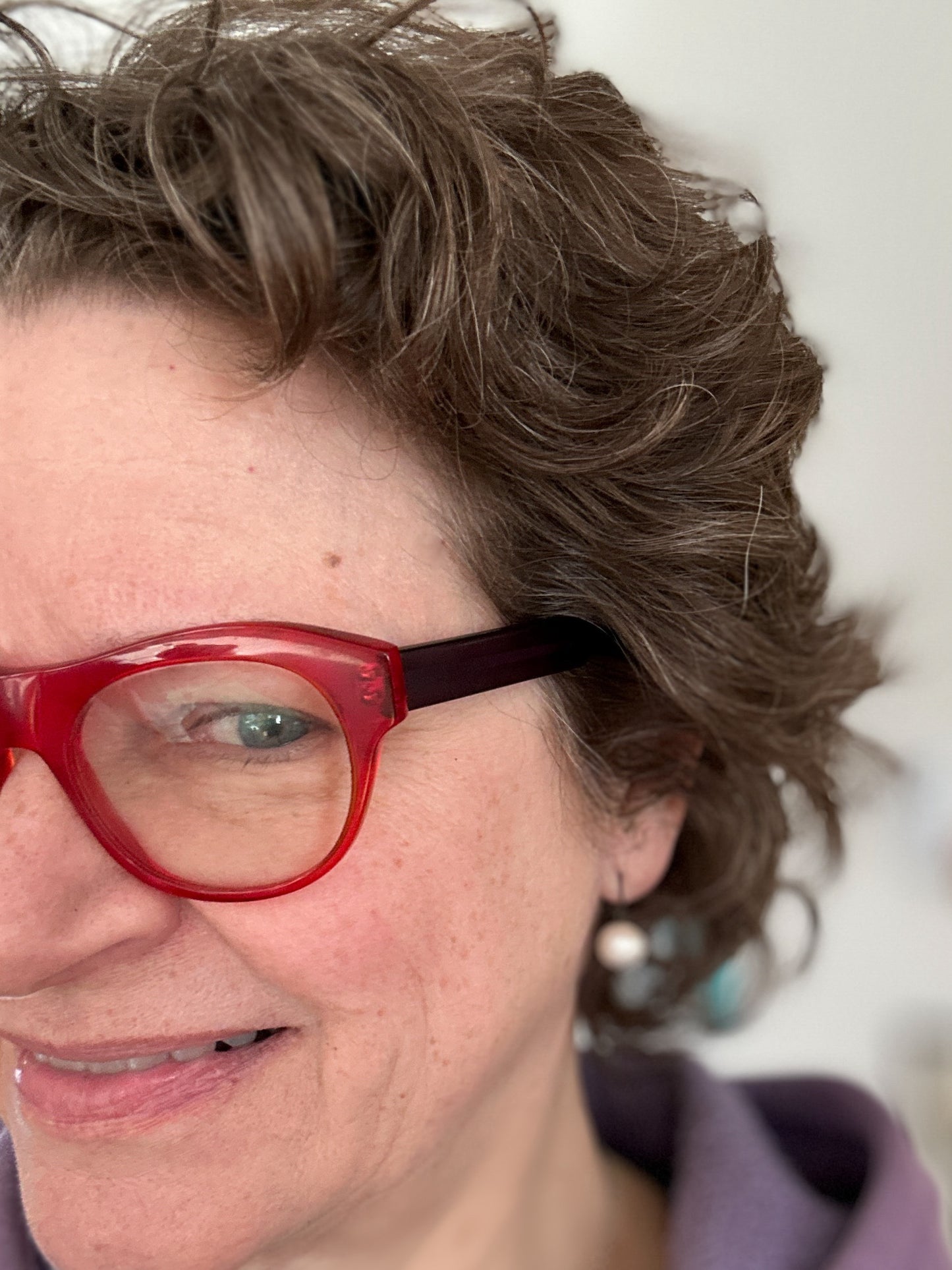 Freshwater Pearl Earrings with Blackened Ear Wires