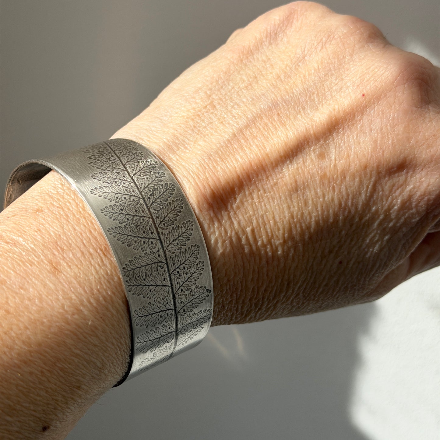 Forest Walk Fern Cuff Sterling Silver