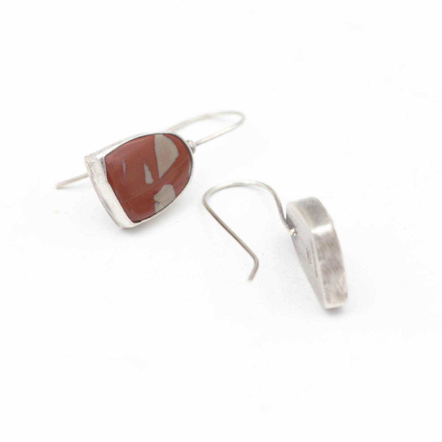 Noreena Jasper Earrings Sterling Silver