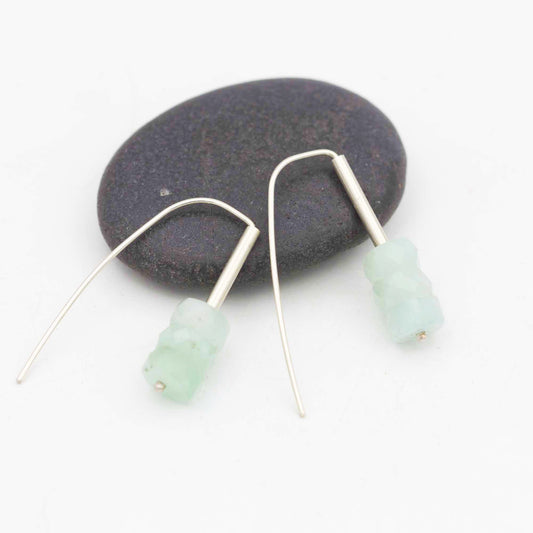 Aquamarine Drop Earrings