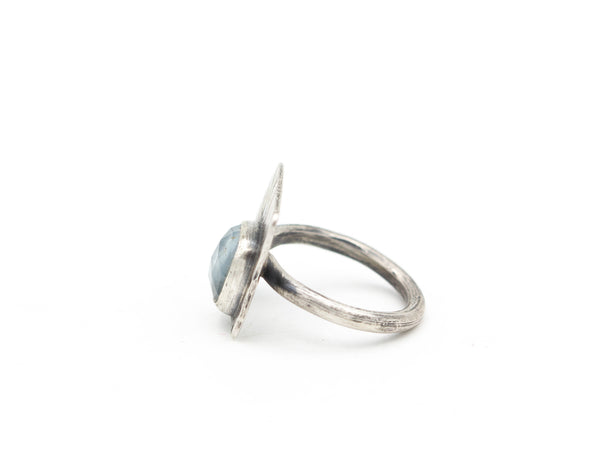 Aquamarine Ring Size 7.5