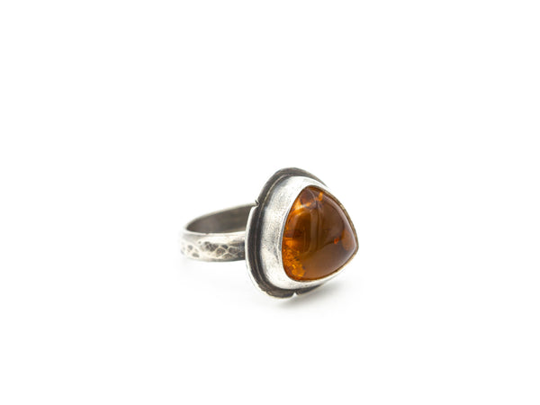 Baltic Amber Ring Size 7.25