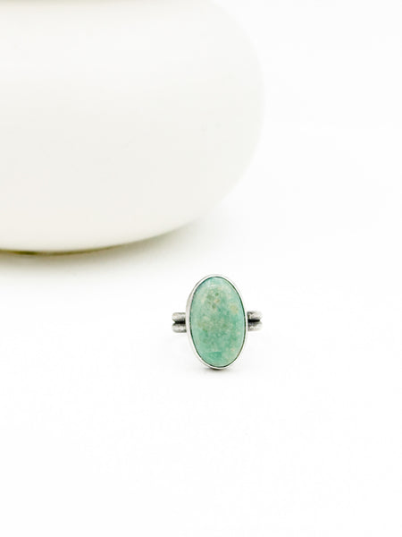 Turquoise and Sterling Silver Ring Size 5.75