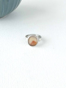 Dendritic Agate Ring Size 6.75