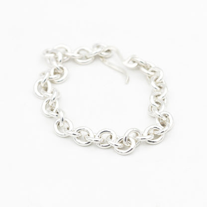 Heavy Sterling Silver Link Bracelet