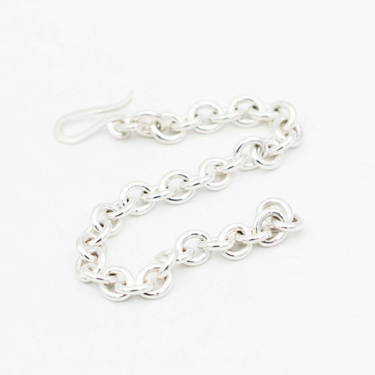 Heavy Sterling Silver Link Bracelet