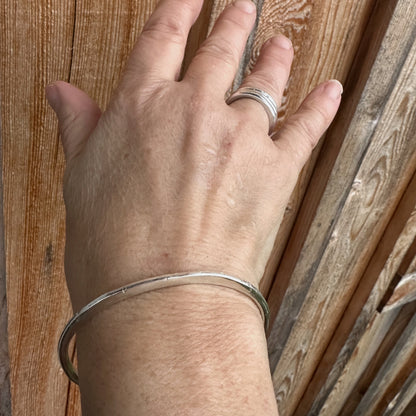 Thin Sterling Silver Cuff