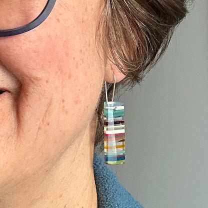 Surfite Statement Earrings, Rectangles