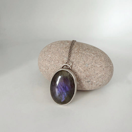 Purple Labradorite Pendant