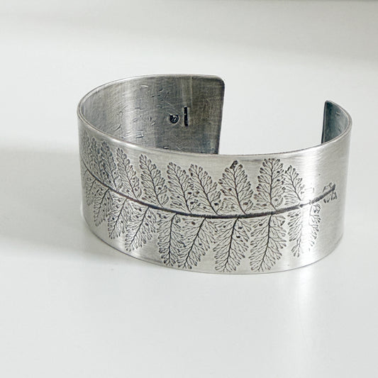 Forest Walk Fern Cuff Sterling Silver