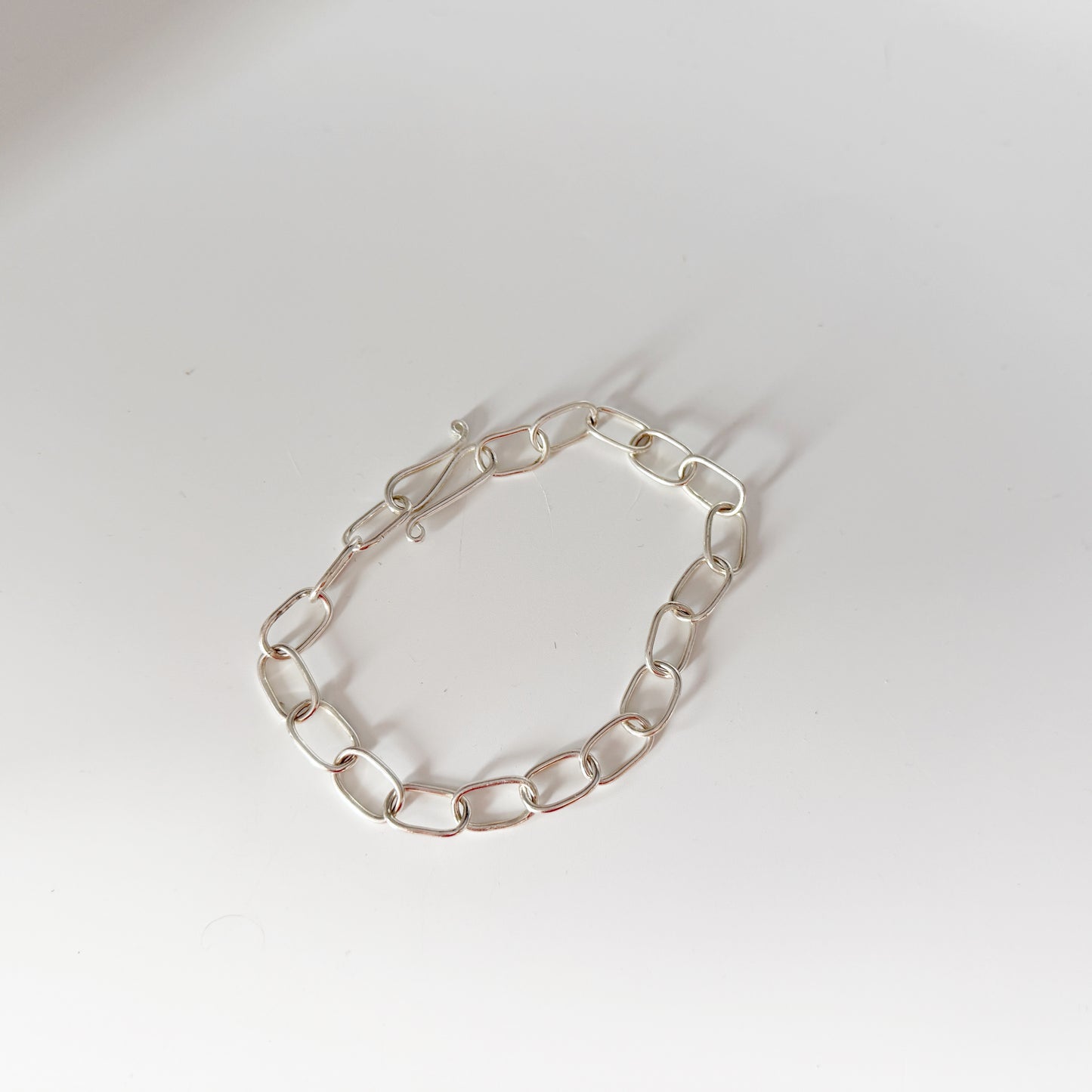 Jacqueline Oval Link Bracelet Sterling Silver