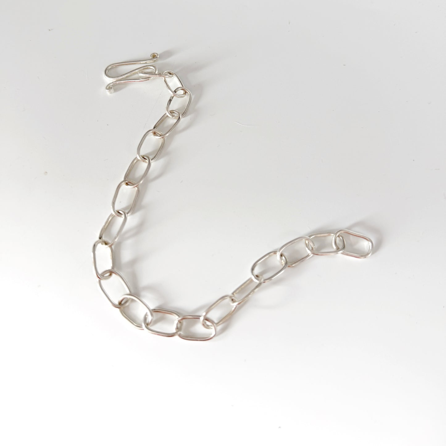 Jacqueline Oval Link Bracelet Sterling Silver