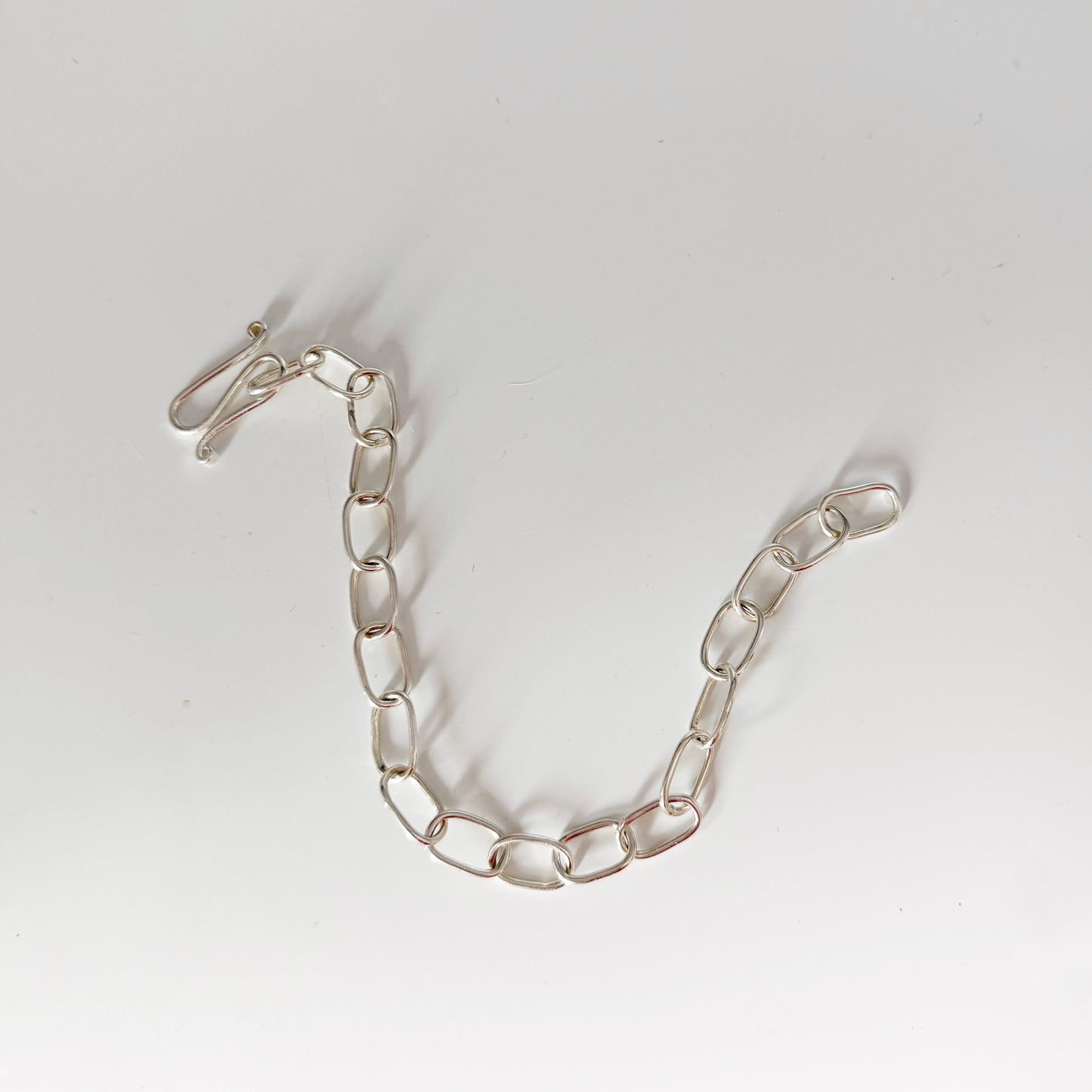 Jacqueline Oval Link Bracelet Sterling Silver