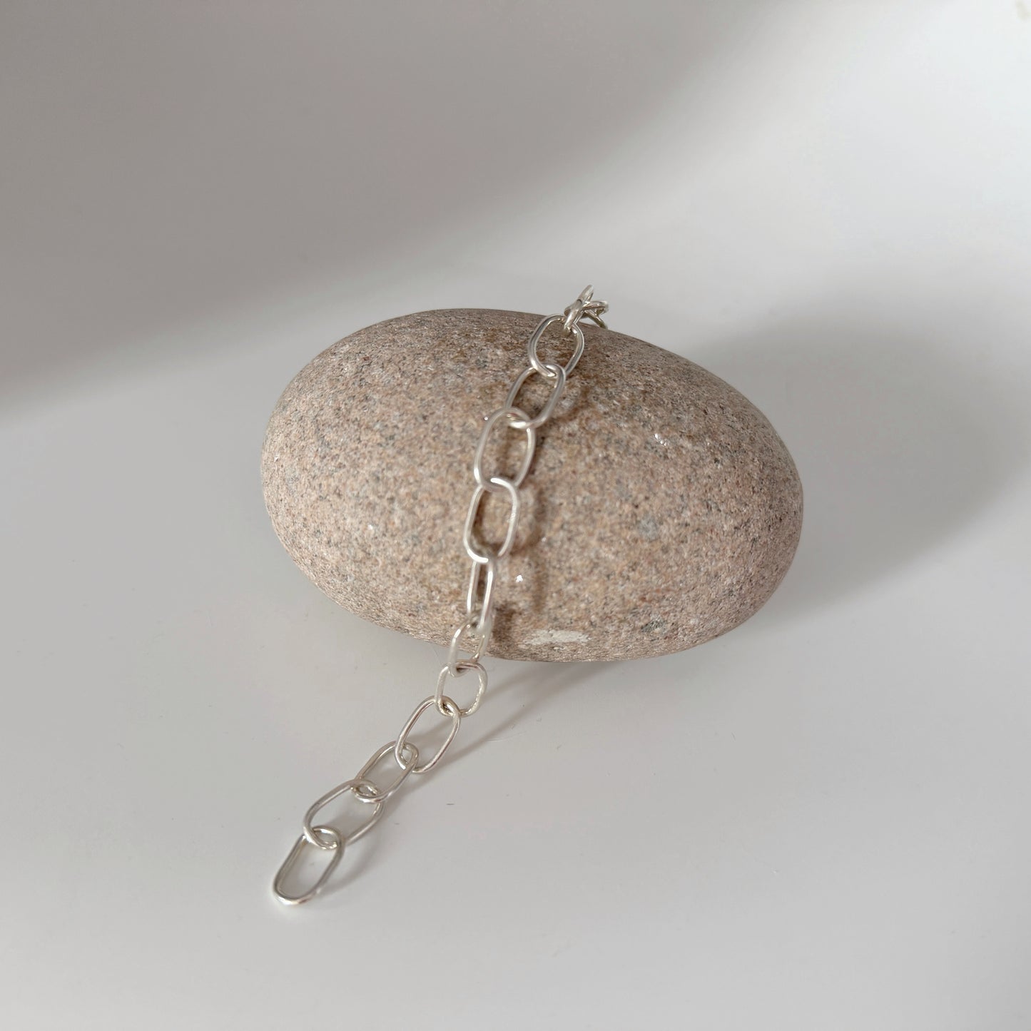 Jacqueline Oval Link Bracelet Sterling Silver