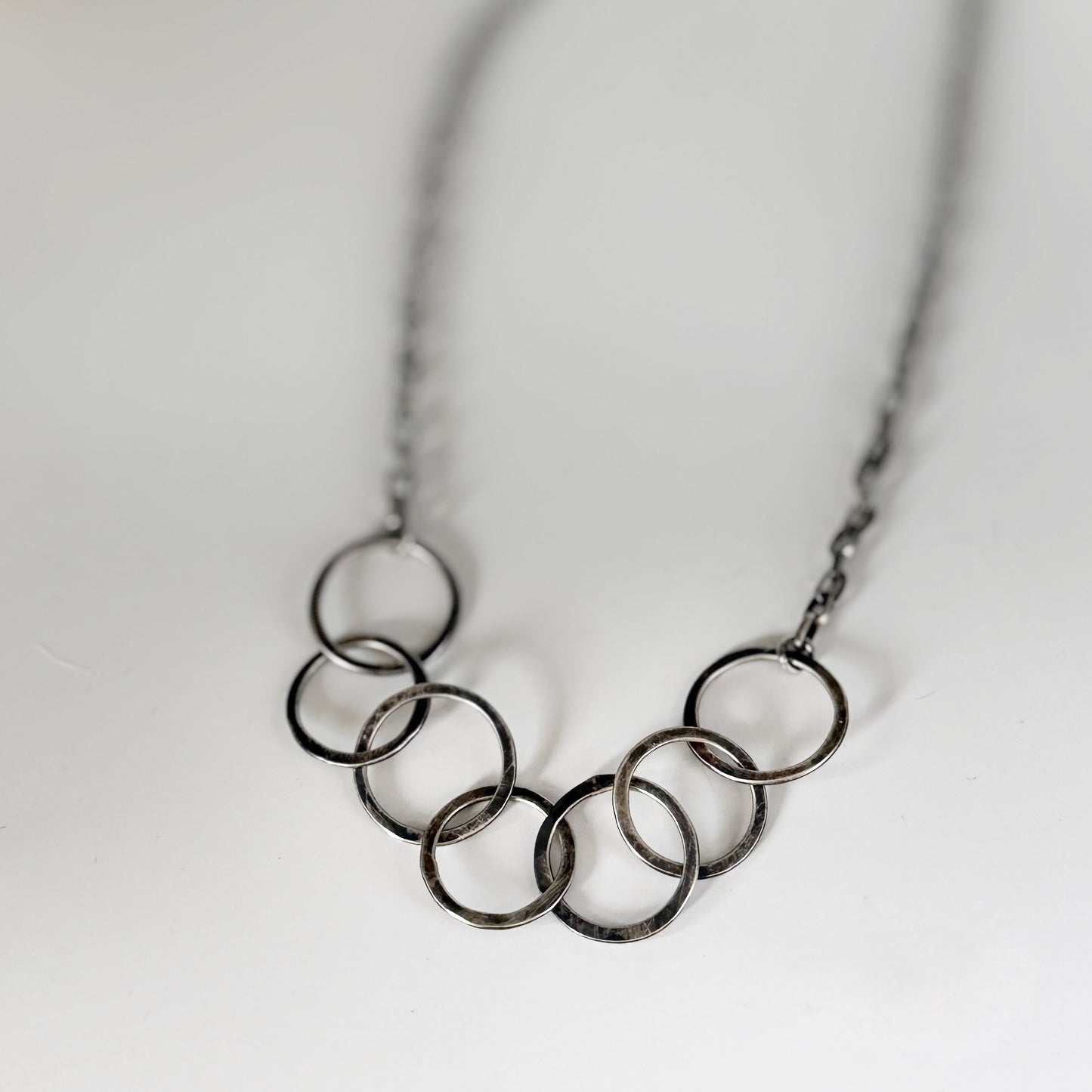 Fortune Sterling Link Necklace