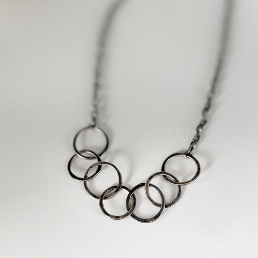 Fortune Sterling Link Necklace
