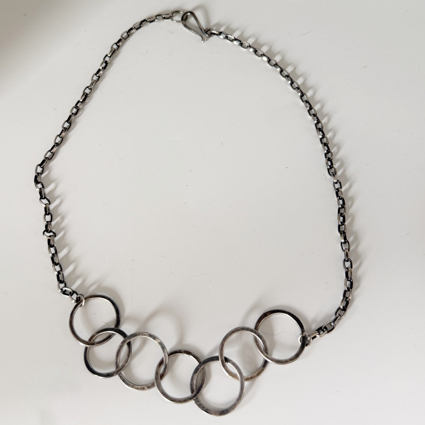 Fortune Sterling Link Necklace