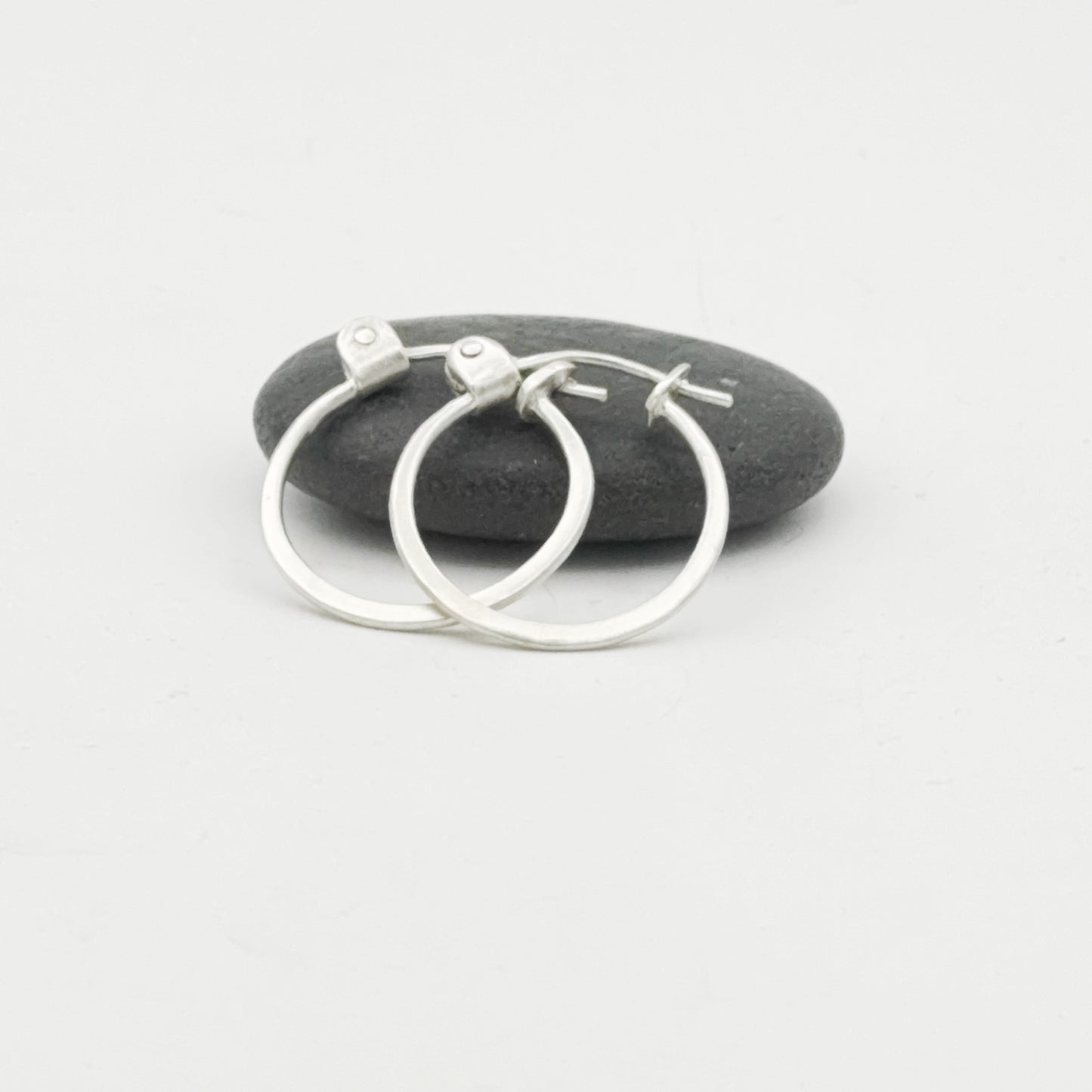 Apollonia Sterling Silver Hoops