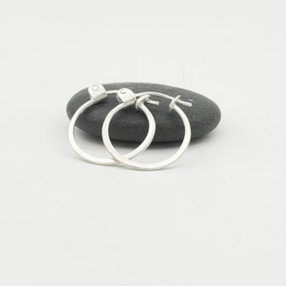 Apollonia Sterling Silver Hoops