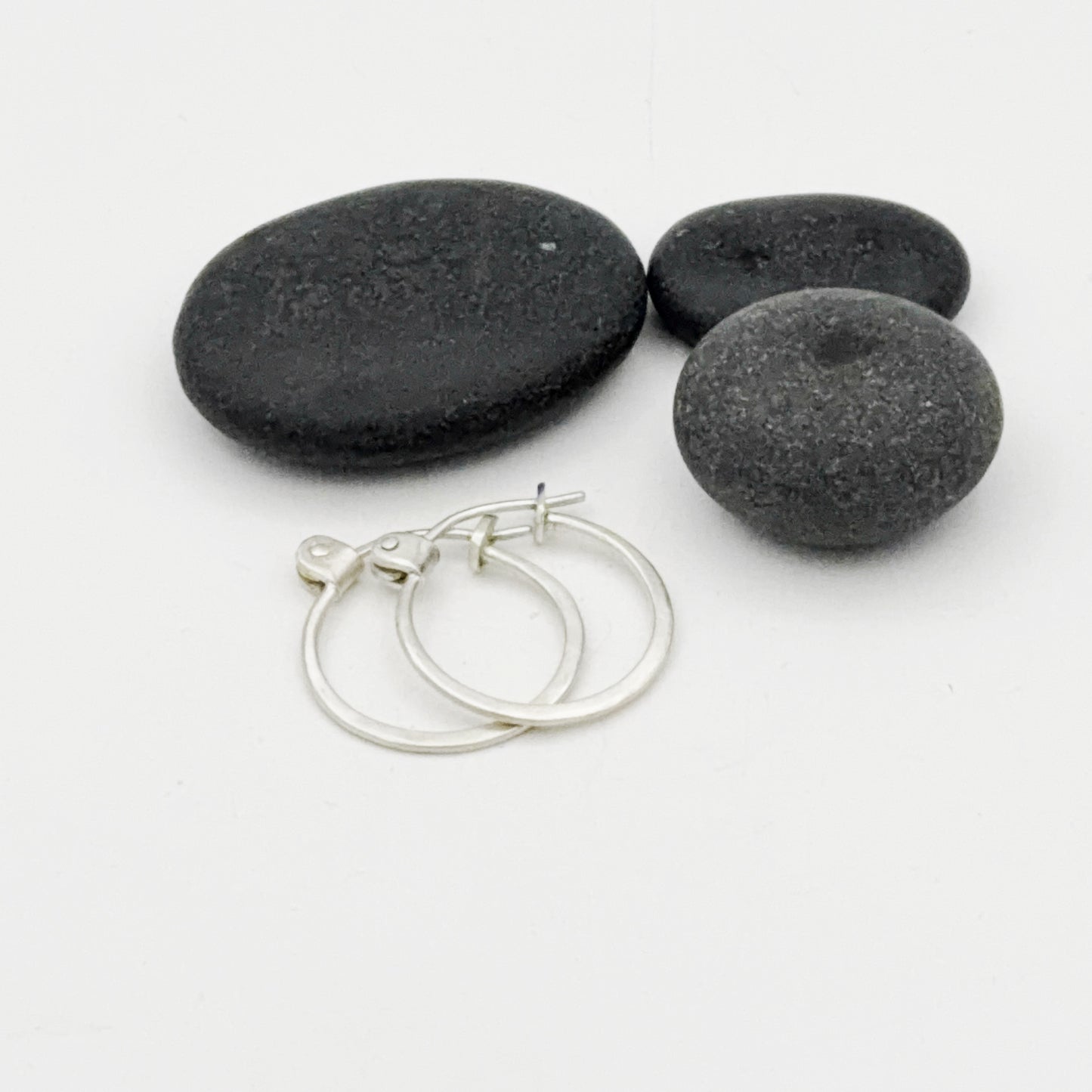 Apollonia Sterling Silver Hoops