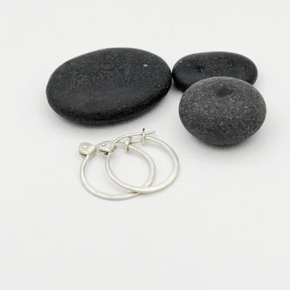 Apollonia Sterling Silver Hoops
