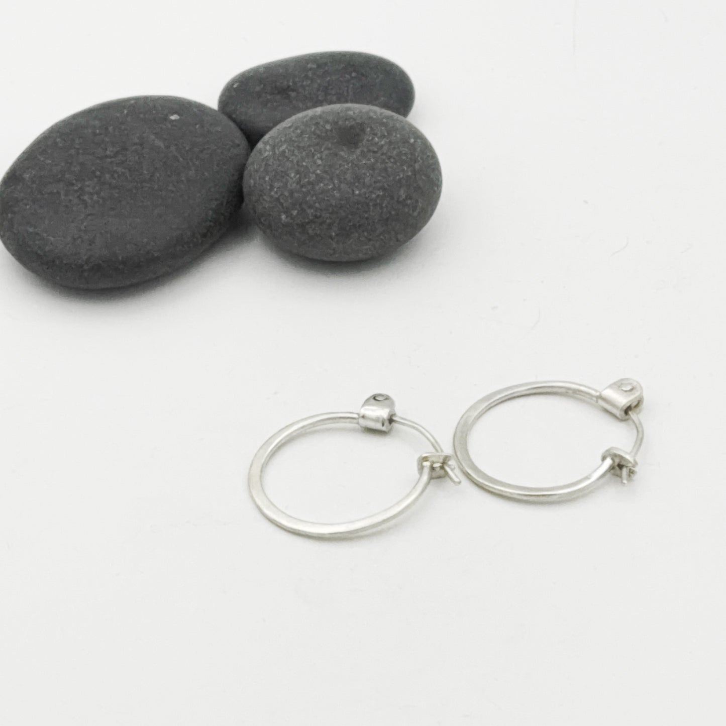 Apollonia Sterling Silver Hoops