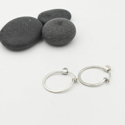 Apollonia Sterling Silver Hoops