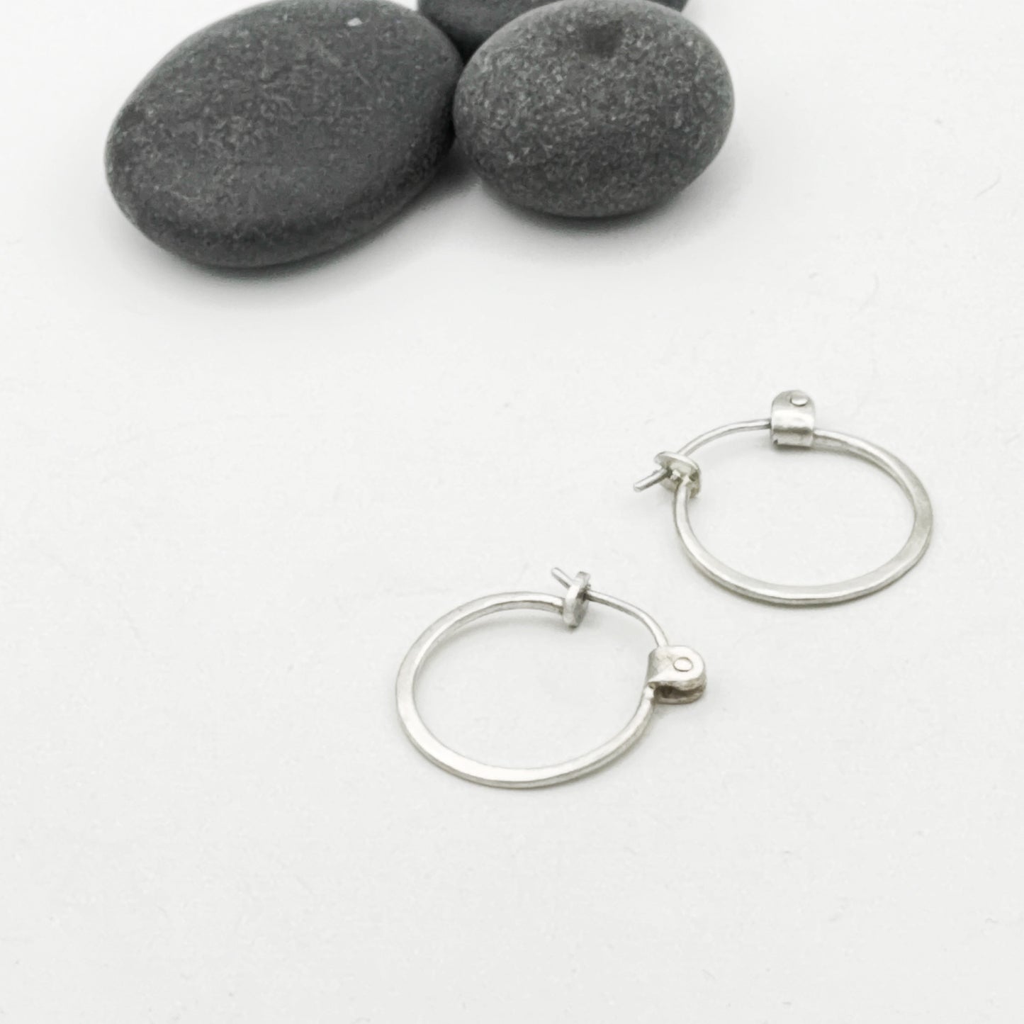 Apollonia Sterling Silver Hoops