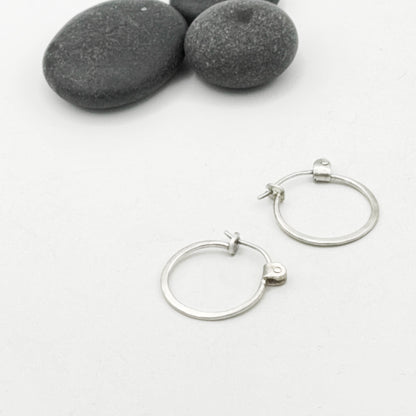 Apollonia Sterling Silver Hoops