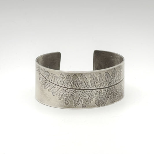 Forest Walk Fern Cuff Sterling Silver