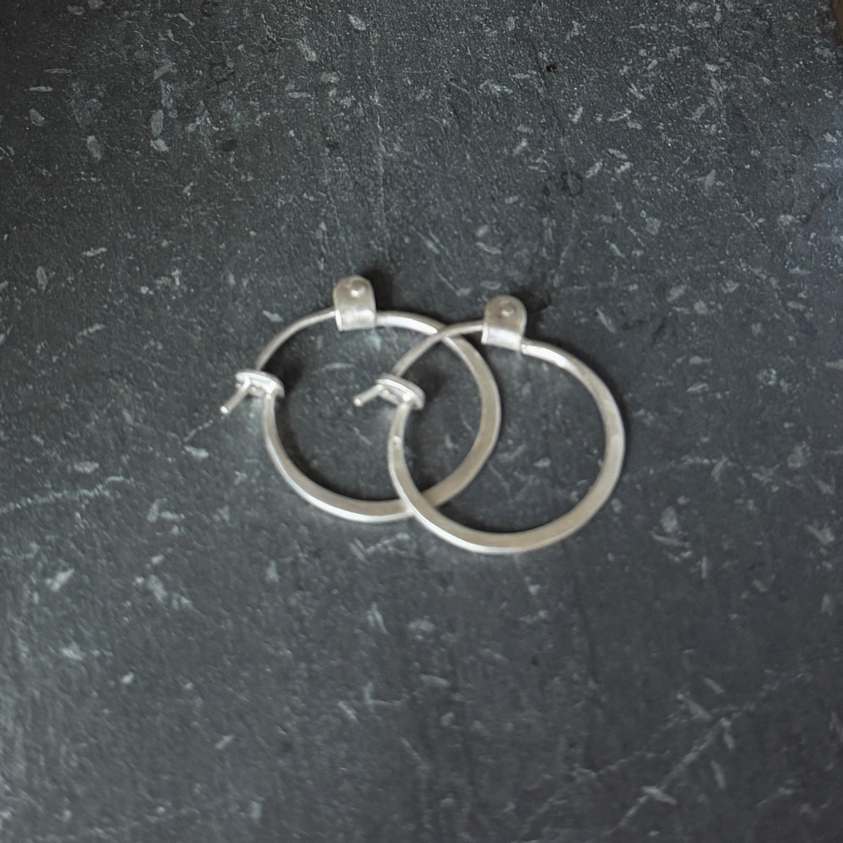 Apollonia Sterling Silver Hoops
