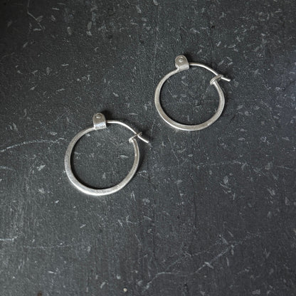 Apollonia Sterling Silver Hoops