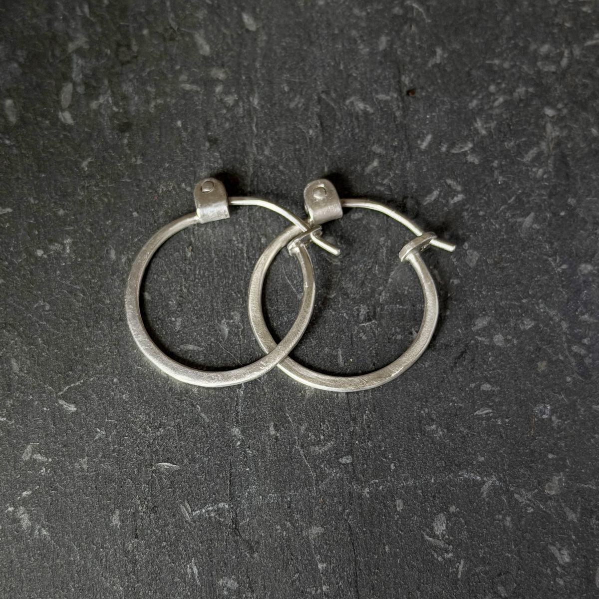 Apollonia Sterling Silver Hoops