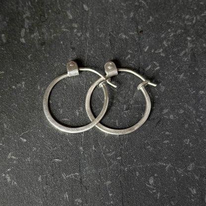 Apollonia Sterling Silver Hoops