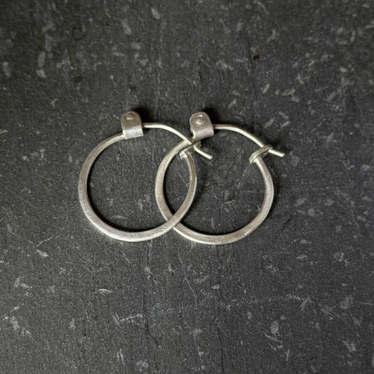 Apollonia Sterling Silver Hoops