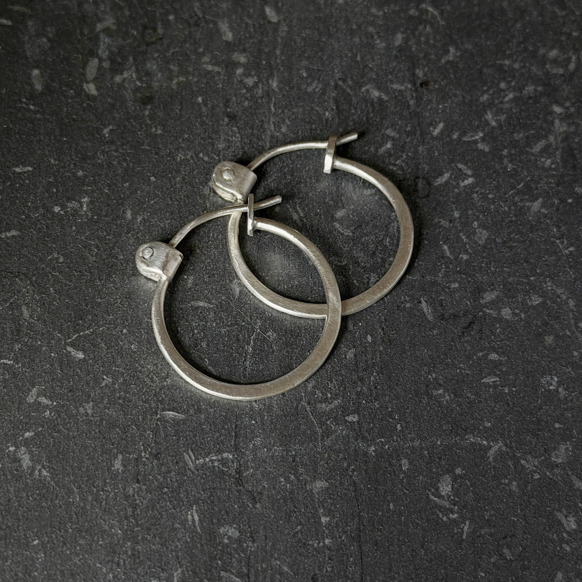 Apollonia Sterling Silver Hoops