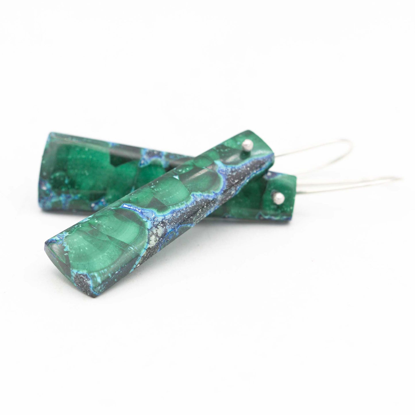 Malachite Drop Earrings
