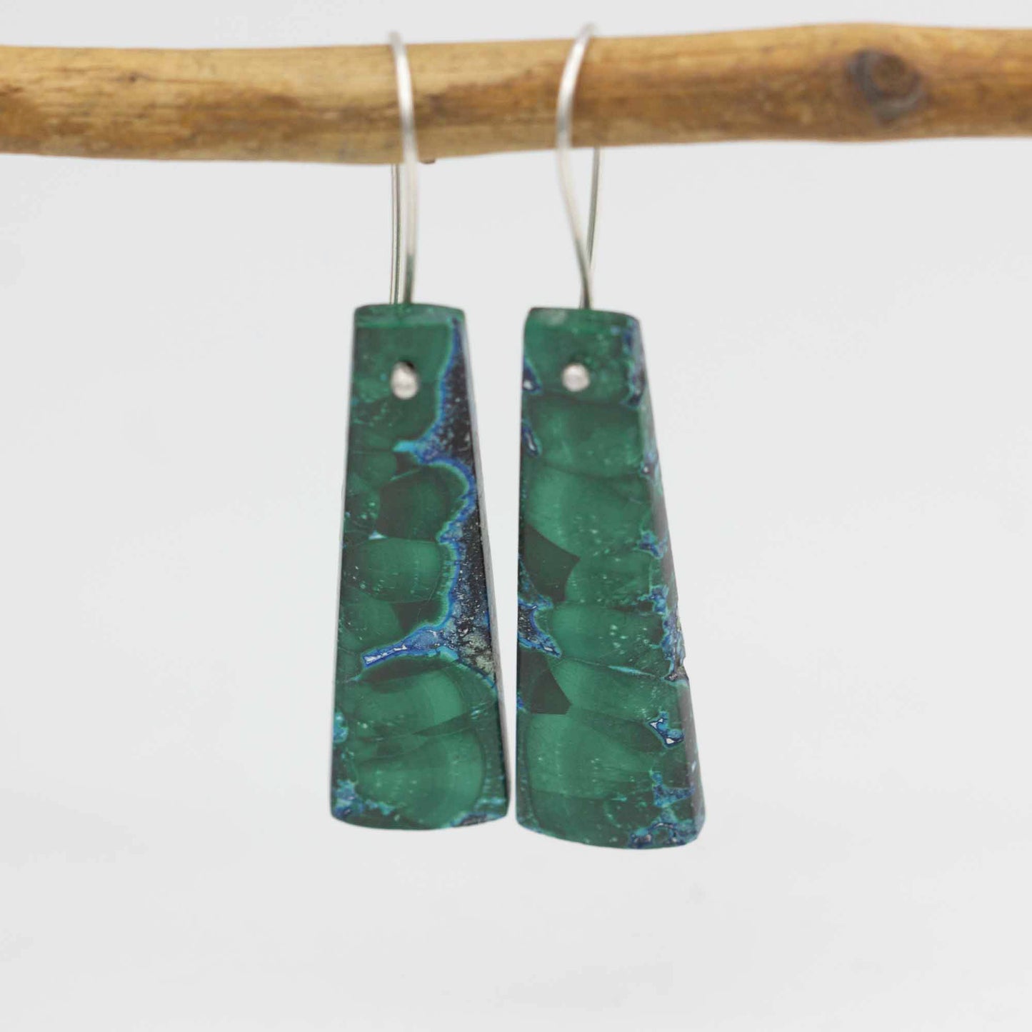 Malachite Drop Earrings