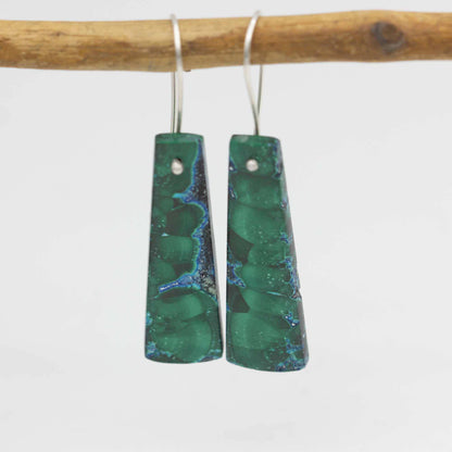 Malachite Drop Earrings