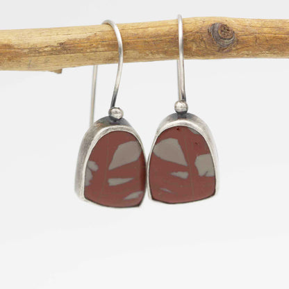 Noreena Jasper Earrings Sterling Silver