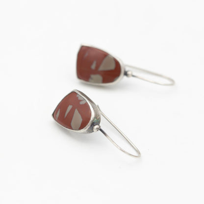 Noreena Jasper Earrings Sterling Silver