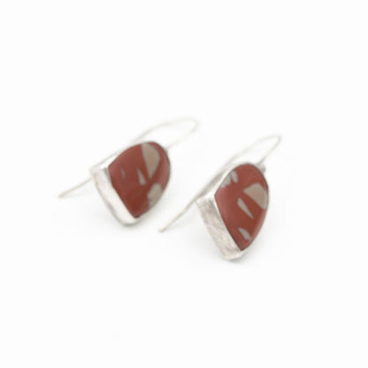 Noreena Jasper Earrings Sterling Silver