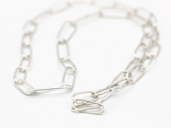 Sterling Paperclip Necklace
