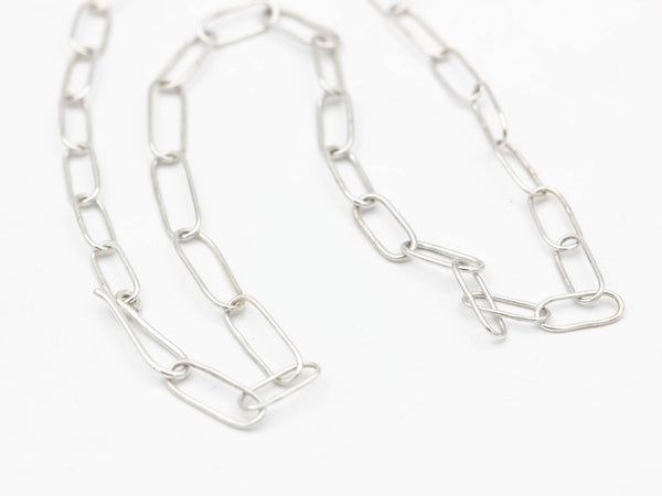Sterling Paperclip Necklace