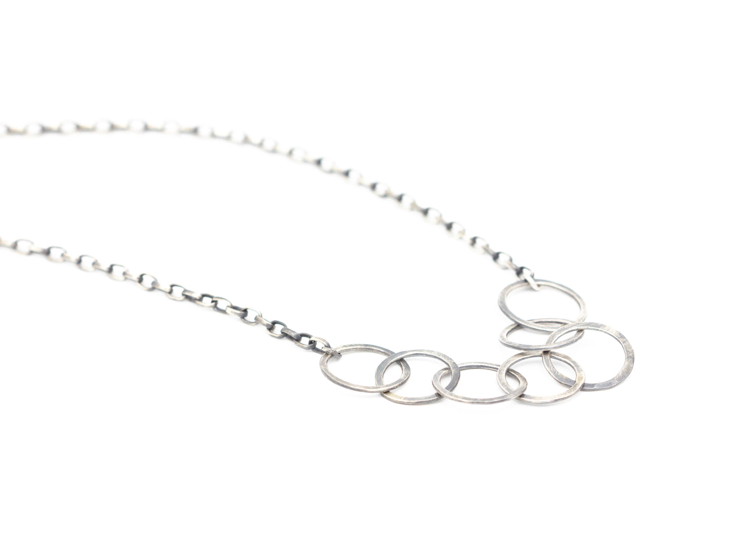 Fortune Sterling Link Necklace