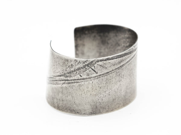 Sterling Feather Cuff